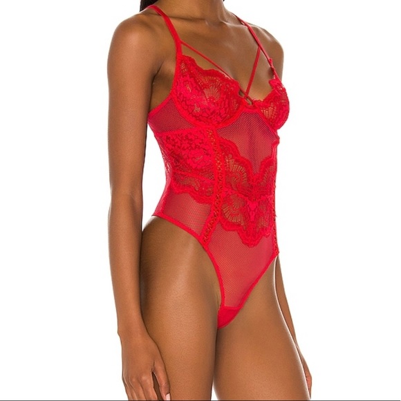 Beautiful!!!!!    Bodysuit in Red
Lovers and Friends - Picture 4 of 9